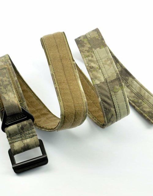 Load image into Gallery viewer, Tactical Belt Men Adjustable Loop Inner Duty Waist Gear Purple Camo
