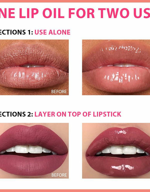 Load image into Gallery viewer, Mirror Fruit Lip Oil Hydrating Gloss Balm 08#Apple Natural Moisturizing
