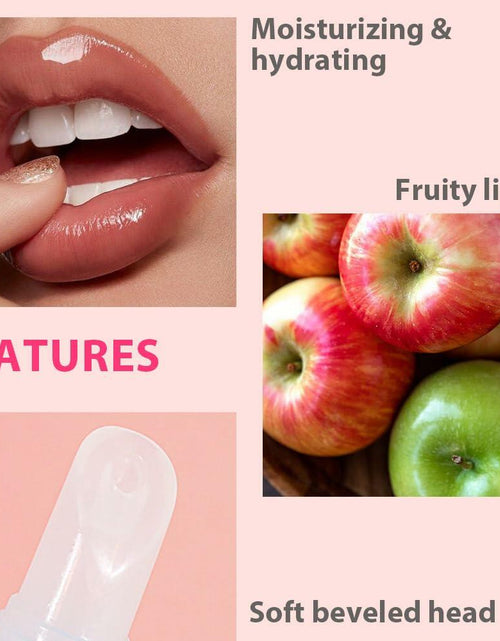 Load image into Gallery viewer, Mirror Fruit Lip Oil Hydrating Gloss Balm 08#Apple Natural Moisturizing
