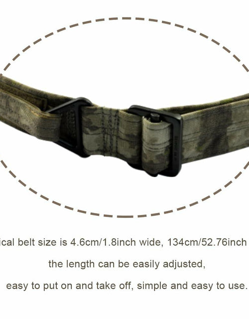 Load image into Gallery viewer, Tactical Belt Men Adjustable Loop Inner Duty Waist Gear Purple Camo
