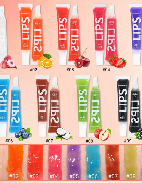 Load image into Gallery viewer, Mirror Fruit Lip Oil Hydrating Gloss Balm 08#Apple Natural Moisturizing
