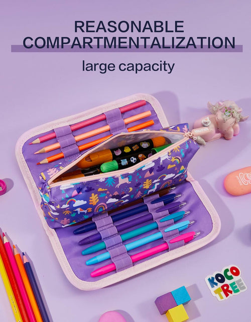 Load image into Gallery viewer, NPNGMYR Large Capacity Pencil Case Multi-Slot Organizer Bag for Girls Teens
