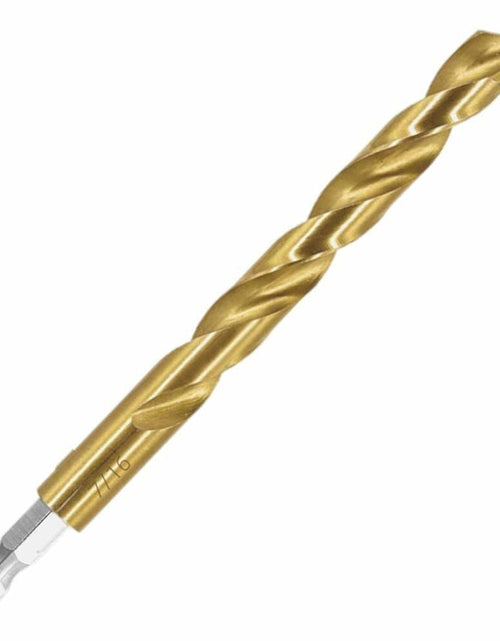 Load image into Gallery viewer, TIANZONE 1/8 Hex Shank Titanium HSS Drill Bits Set 10Pc Quick Change
