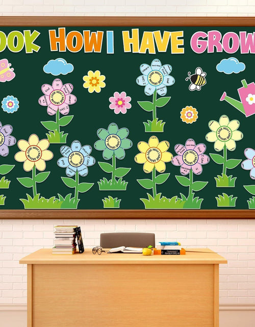 Load image into Gallery viewer, 182PCS Spring Bulletin Board Decorations Set Flowers Floral Classroom Decor
