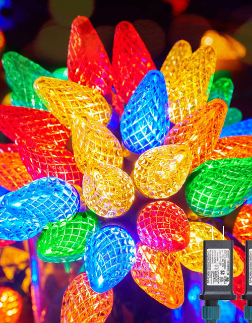 Load image into Gallery viewer, Brightown 2 Pack C9 Christmas Lights 200 LED 162FT Multicolor Timer 8 Modes
