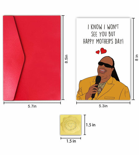 CSMOSJgreetings Mother's Day Card for Mom Wife Humorous Sons Daughters