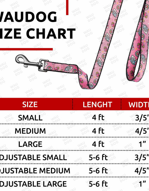 Load image into Gallery viewer, WAUDOG Nylon Dog Leash Heavy Duty 4 Ft for Small &amp; Medium Dogs
