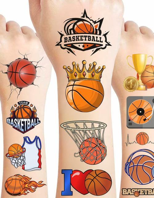 Load image into Gallery viewer, Basketball Temporary Tattoos Party Favors Kids Gift 0.04lb Pack
