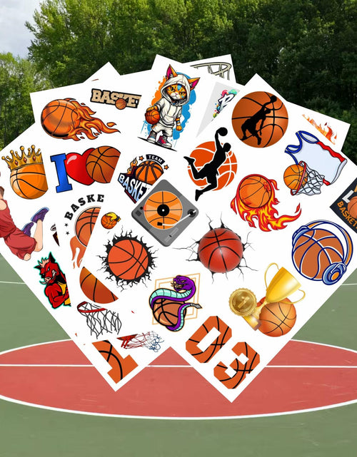 Load image into Gallery viewer, Basketball Temporary Tattoos Party Favors Kids Gift 0.04lb Pack

