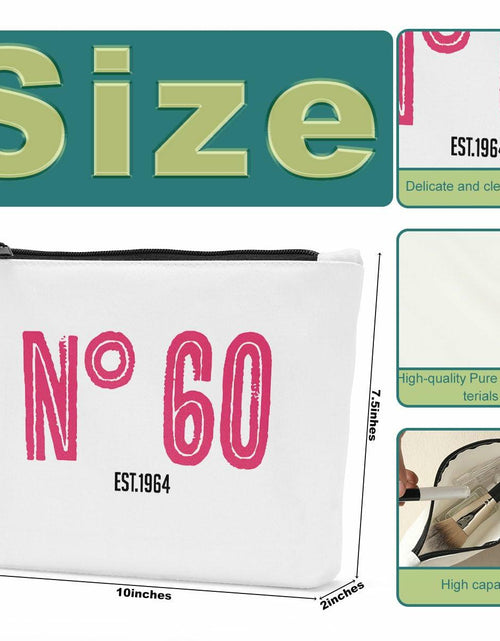 Load image into Gallery viewer, Sldpngo 40th Birthday Makeup Bag Cosmetic Pouch for Women
