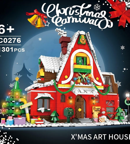 Chodia Gingerbread House Building Block Set Xmas Ornaments 1301 PCS
