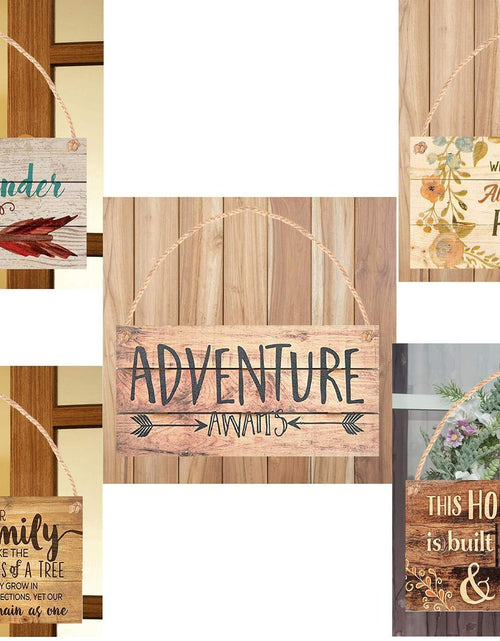 Load image into Gallery viewer, Retro Wooden Sign Coffee and Jesus Wall Art Decor 8x12 Inch
