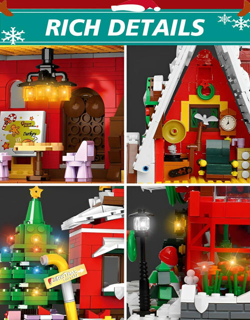 Load image into Gallery viewer, Chodia Gingerbread House Building Block Set Xmas Ornaments 1301 PCS
