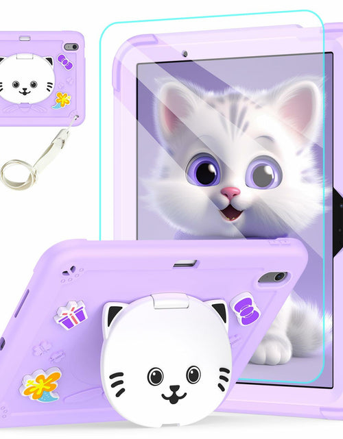 Load image into Gallery viewer, TOMORRY iPad Air 11 Inch Case M3 2025 M2 2024 Purple Tempered Glass
