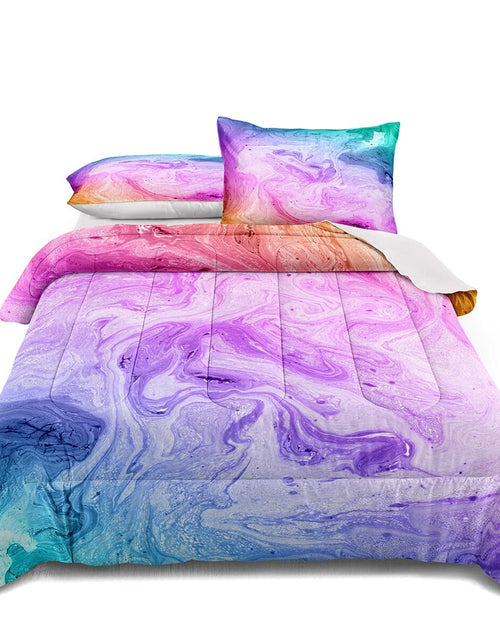Load image into Gallery viewer, lris Bedding Ocean Beach Comforter Set Queen Teal 1 Comforter 2 Pillowcases
