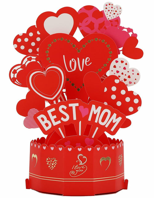 Load image into Gallery viewer, Lmcheny 3D Pop Up Best Mom Birthday Mother's Day Greeting Card
