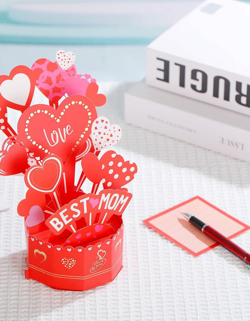 Load image into Gallery viewer, Lmcheny 3D Pop Up Best Mom Birthday Mother's Day Greeting Card
