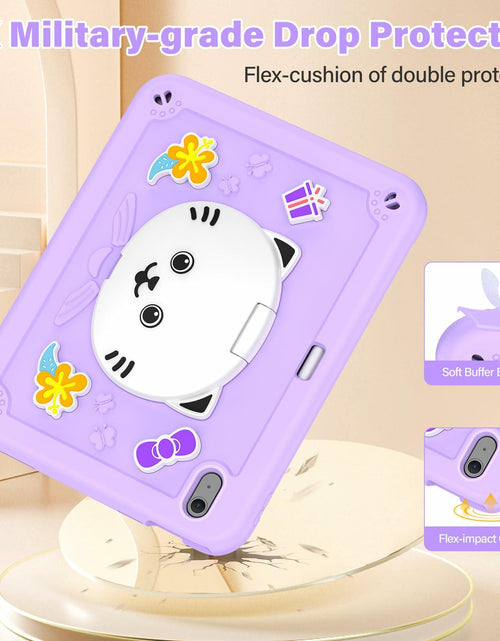 Load image into Gallery viewer, TOMORRY iPad Air 11 Inch Case M3 2025 M2 2024 Purple Tempered Glass
