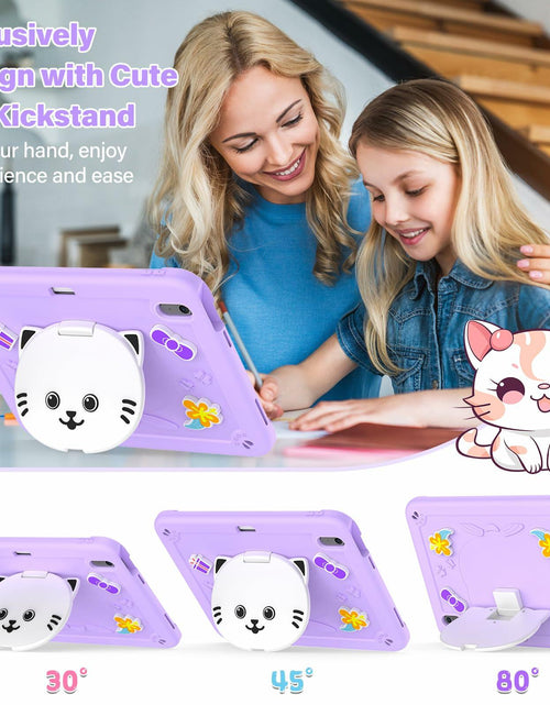 Load image into Gallery viewer, TOMORRY iPad Air 11 Inch Case M3 2025 M2 2024 Purple Tempered Glass
