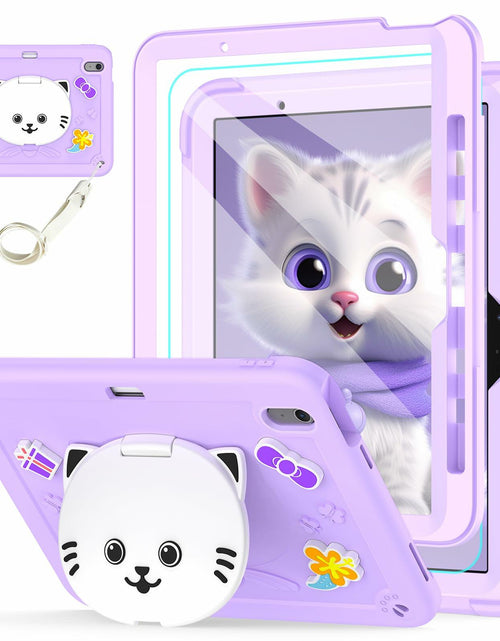 Load image into Gallery viewer, TOMORRY iPad Air 11 Inch Case M3 2025 M2 2024 Purple Tempered Glass
