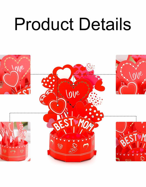 Load image into Gallery viewer, Lmcheny 3D Pop Up Best Mom Birthday Mother's Day Greeting Card
