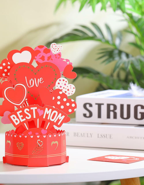 Load image into Gallery viewer, Lmcheny 3D Pop Up Best Mom Birthday Mother's Day Greeting Card
