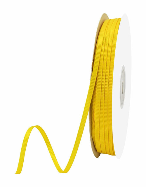 Load image into Gallery viewer, Maclemon 1.5in x 50yd Maize Grosgrain Ribbon Gift Wrapping Wedding Decor
