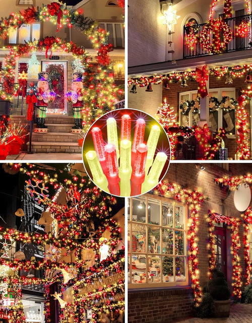 Load image into Gallery viewer, Heceltt 1140 LED 449FT Outdoor String Lights 8 Modes Timer IP44 Red Warm White
