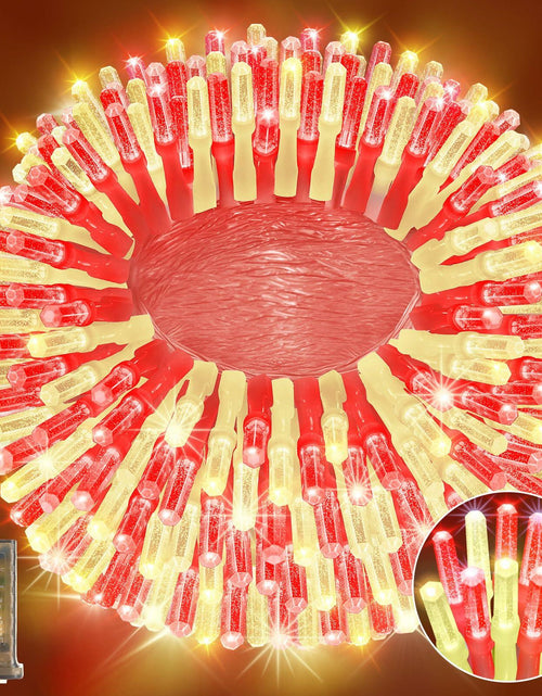 Load image into Gallery viewer, Heceltt 1140 LED 449FT Outdoor String Lights 8 Modes Timer IP44 Red Warm White
