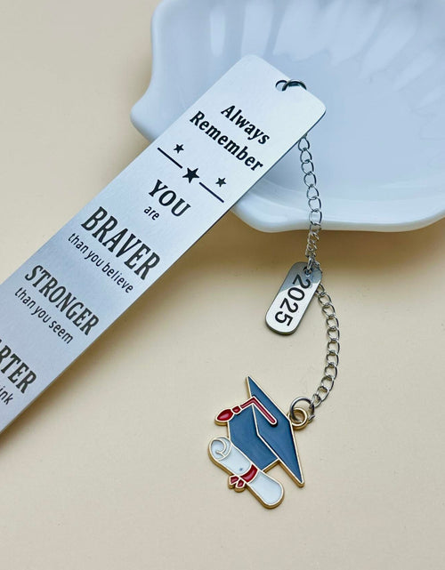 Load image into Gallery viewer, LovizoL Class of 2025 Graduation Bookmark Inspirational Christian Gift
