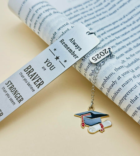 LovizoL Class of 2025 Graduation Bookmark Inspirational Christian Gift