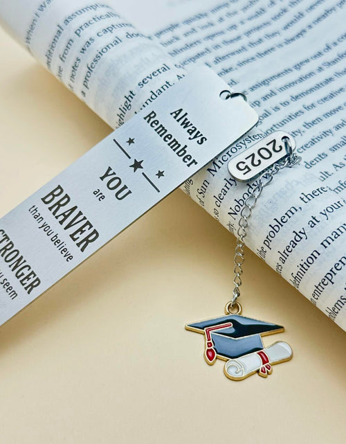 Load image into Gallery viewer, LovizoL Class of 2025 Graduation Bookmark Inspirational Christian Gift
