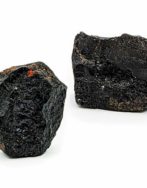 Load image into Gallery viewer, Obsidian Rough Raw Natural Stone Chakra Crystals 2 pcs Reiki Healing
