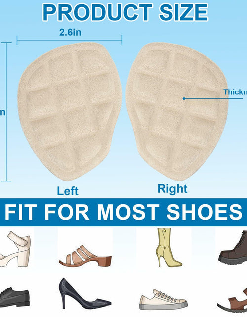 Load image into Gallery viewer, Skyfoot Metatarsal Foot Pads Ball of Foot Cushions Anti Slip 3 Pairs
