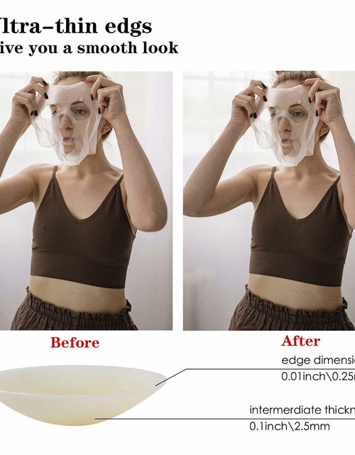 Load image into Gallery viewer, Okeyloge Silicone Nipple Covers Invisible Reusable Medium Caramel 2 Count Size M

