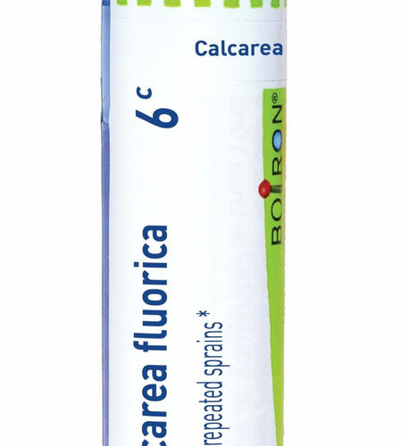 Boiron Calcarea Fluorica 6C Homeopathic Medicine for Sprains 80 Pellets
