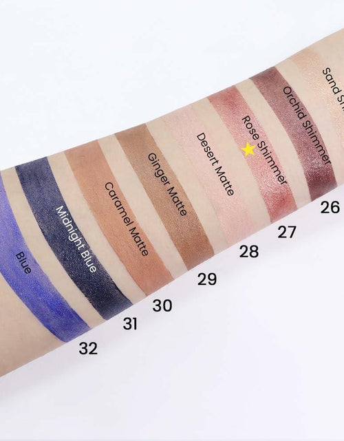 Load image into Gallery viewer, evpct 2Pcs Cream Waterproof Eyeshadow Sticks Set Rose Shimmer Matte 27+27
