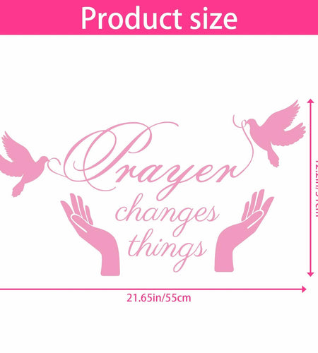 Scripture Wall Decals Inspirational Christian Bible Verse Prayer Stickers