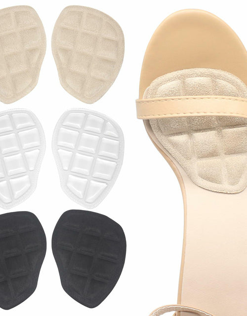 Load image into Gallery viewer, Skyfoot Metatarsal Foot Pads Ball of Foot Cushions Anti Slip 3 Pairs
