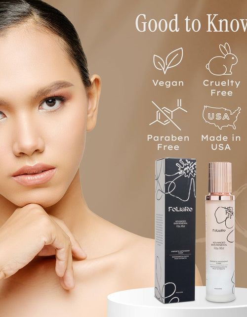 Load image into Gallery viewer, Foliare Skin Renewal Vita Mist Toner Niacinamide Spray Clear Antioxidants
