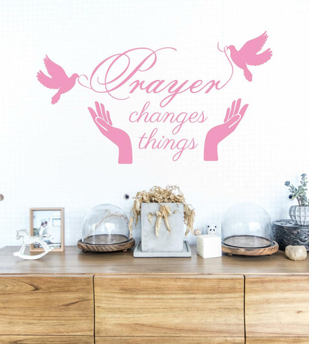 Scripture Wall Decals Inspirational Christian Bible Verse Prayer Stickers