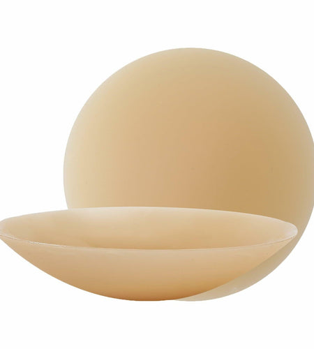 Okeyloge Silicone Nipple Covers Invisible Reusable Medium Caramel 2 Count Size M