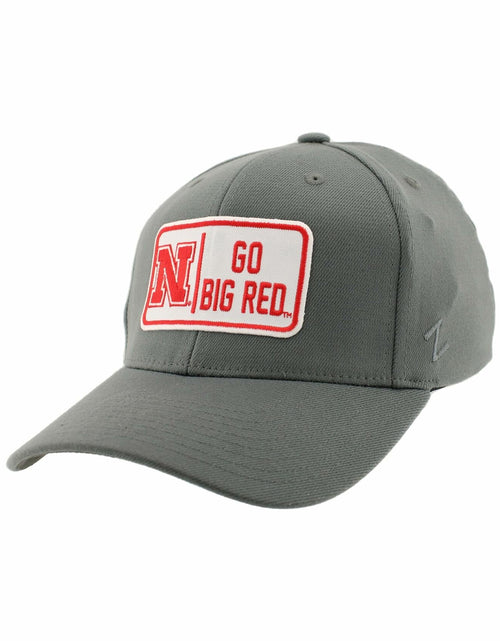 Load image into Gallery viewer, ZHATS Men's NCAA Officially Licensed Fitted Hat ZH Patch Gray Size L
