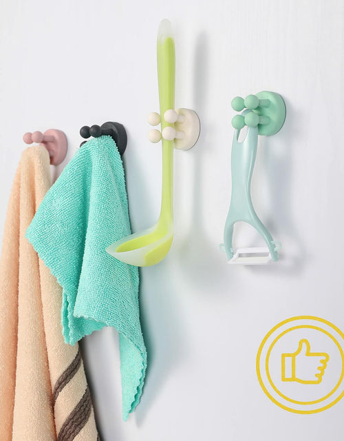 Load image into Gallery viewer, 3 Pcs Silicone Toothbrush &amp; Razor Holder Waterproof Self Adhesive Hook
