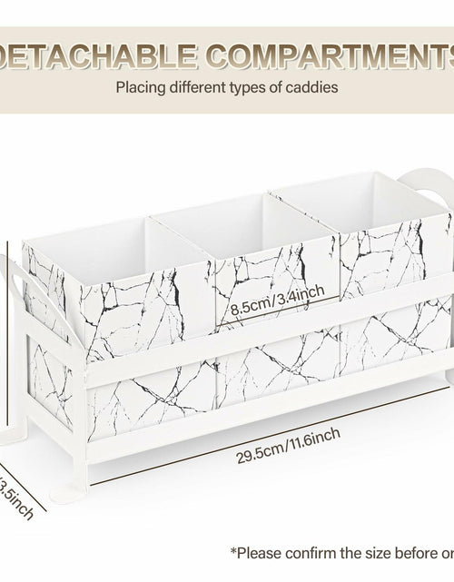 Load image into Gallery viewer, YUBAMIN Silverware Caddy Utensil Holder 3 Compartments Countertop
