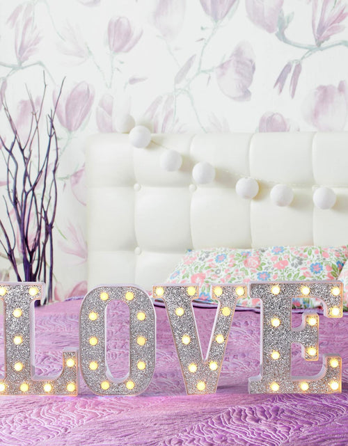 Load image into Gallery viewer, Foaky Silver Light Up Letter X Party Decoration Birthday Christmas Gift
