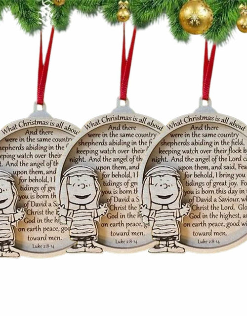 Load image into Gallery viewer, Wooden Christmas Ornaments Elephant Friendship Gifts for Women Sister 5PCS
