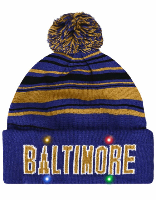Load image into Gallery viewer, Vintage Classic Skull Cap Beanie LED Cuffed Winter Hat Knit Unisex
