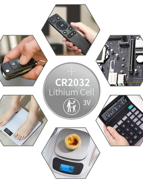 Load image into Gallery viewer, JUNPOWER PGSONIC CR2032 3V Lithium Battery 10pcs
