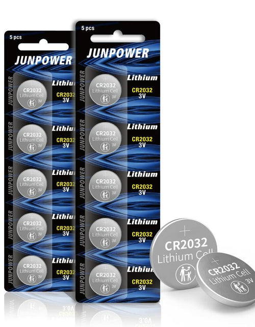 Load image into Gallery viewer, JUNPOWER PGSONIC CR2032 3V Lithium Battery 10pcs
